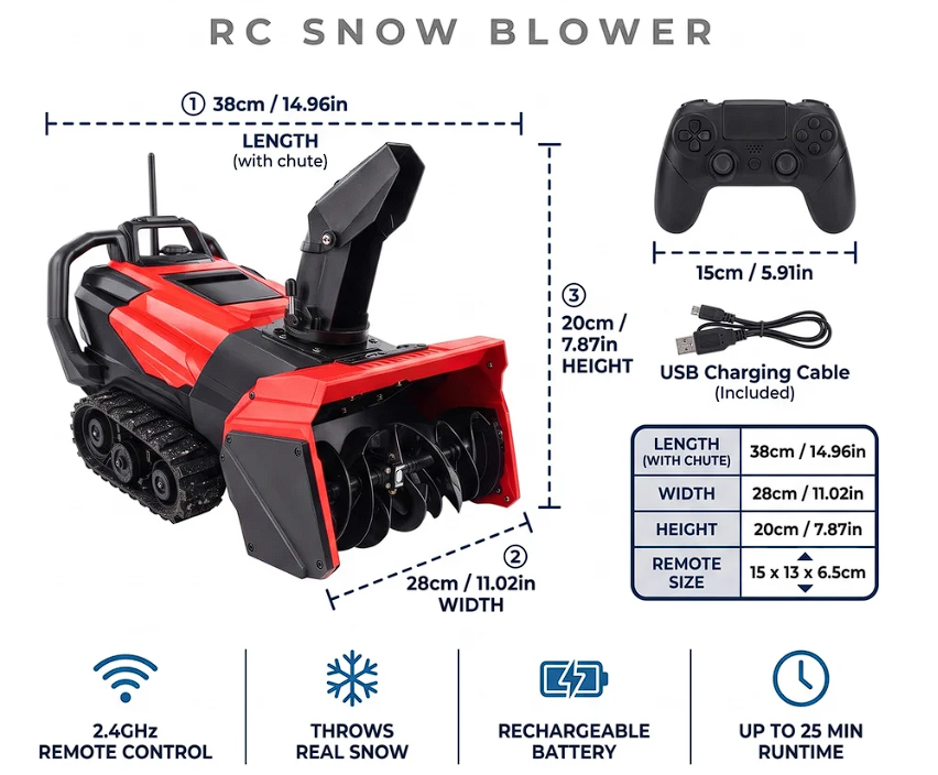 BK - RC Snow blower